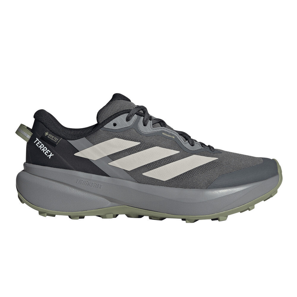 adidas Terrex Tracefinder Plus GORE-TEX Men's Trail Running Shoes - Grey Five/Grey One/Core Black