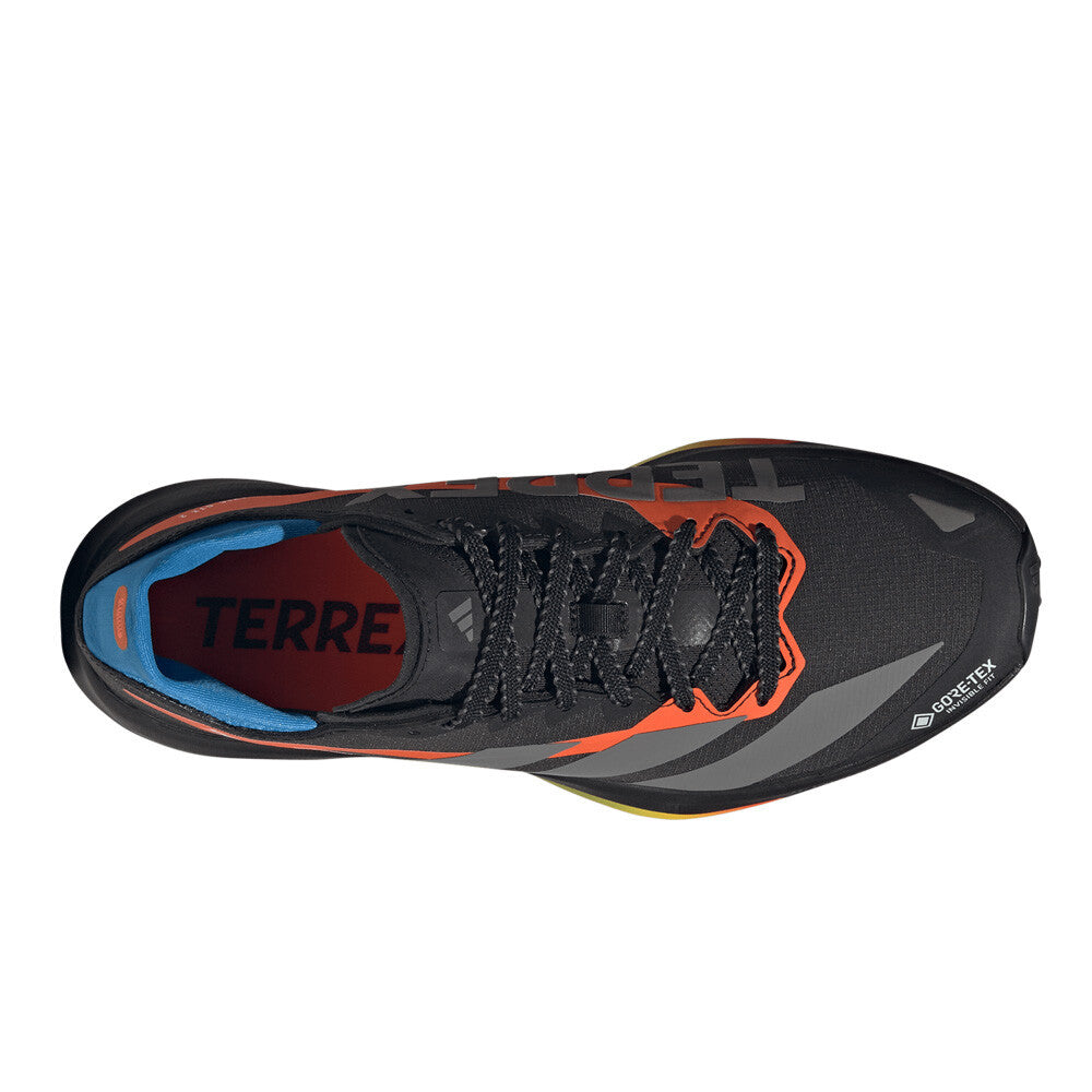 adidas Terrex Agravic GORE-TEX 2 Men's Trail Running Shoes - Core Black/Grey Four/Impact Orange