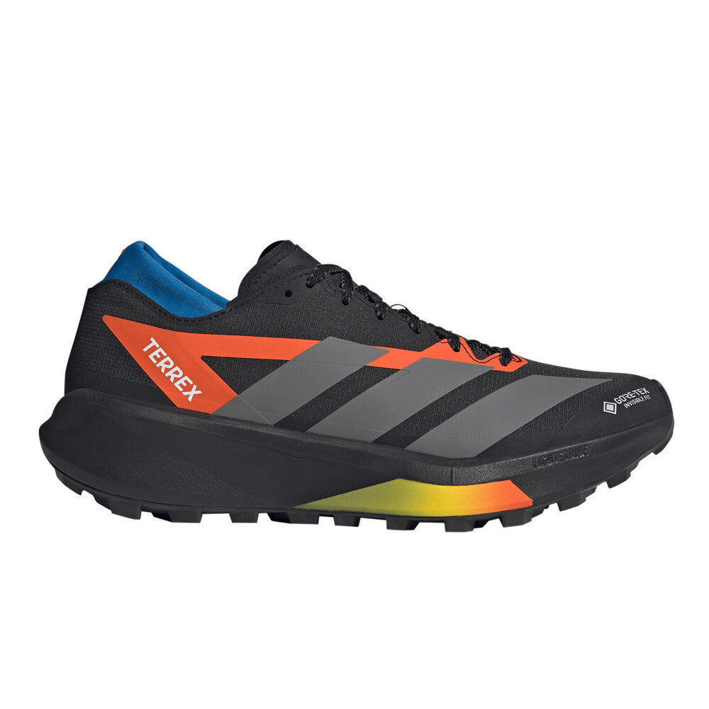 adidas Terrex Agravic GORE-TEX 2 Men's Trail Running Shoes - Core Black/Grey Four/Impact Orange