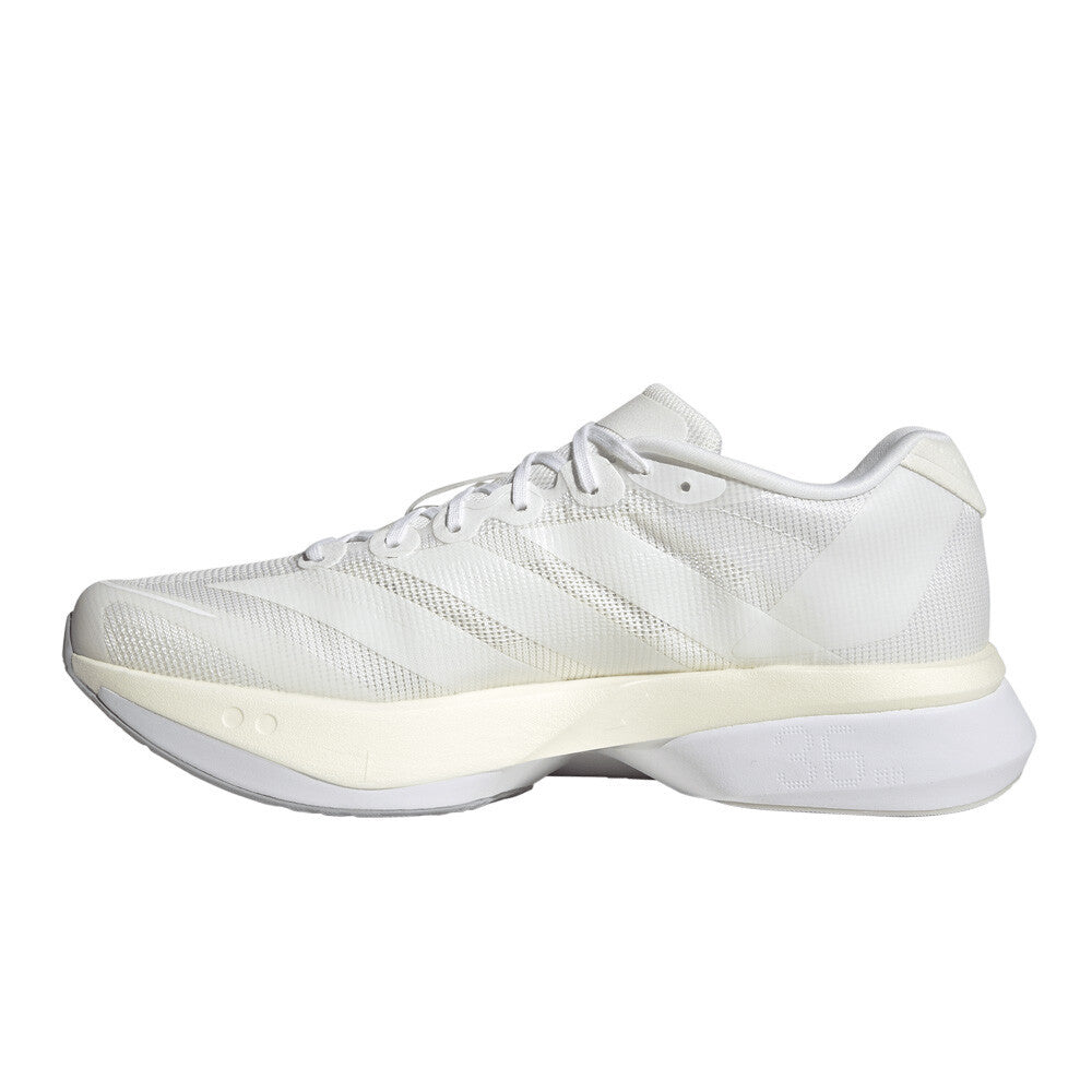 adidas Adizero Boston 13 Men's Running Shoes - Cloud White/Zero Metallic/Crystal White