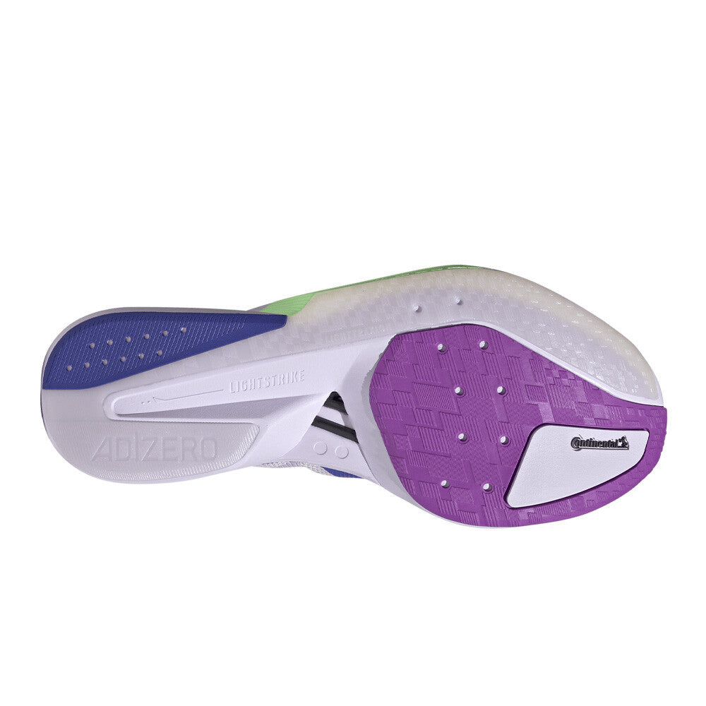 adidas Adizero Boston 13 Men's Running Shoes - Purple Tint/Solar Purple/Green Spark