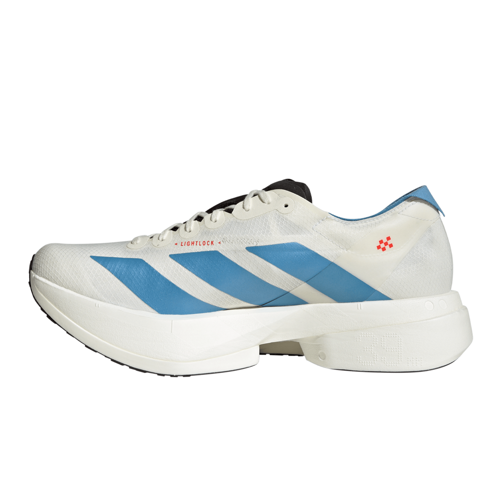 adidas Adizero Adios Pro 4 Men's Running Shoes - Off White/Light Blue/Bright Red