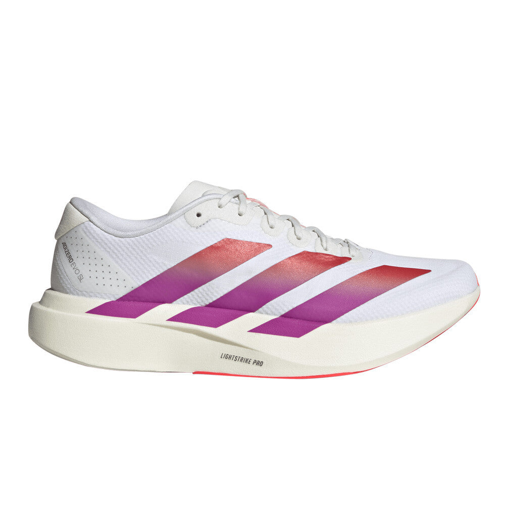 adidas Adizero Evo SL Woven Men's Running Shoes - Cloud White/Lucid Red/Crystal White