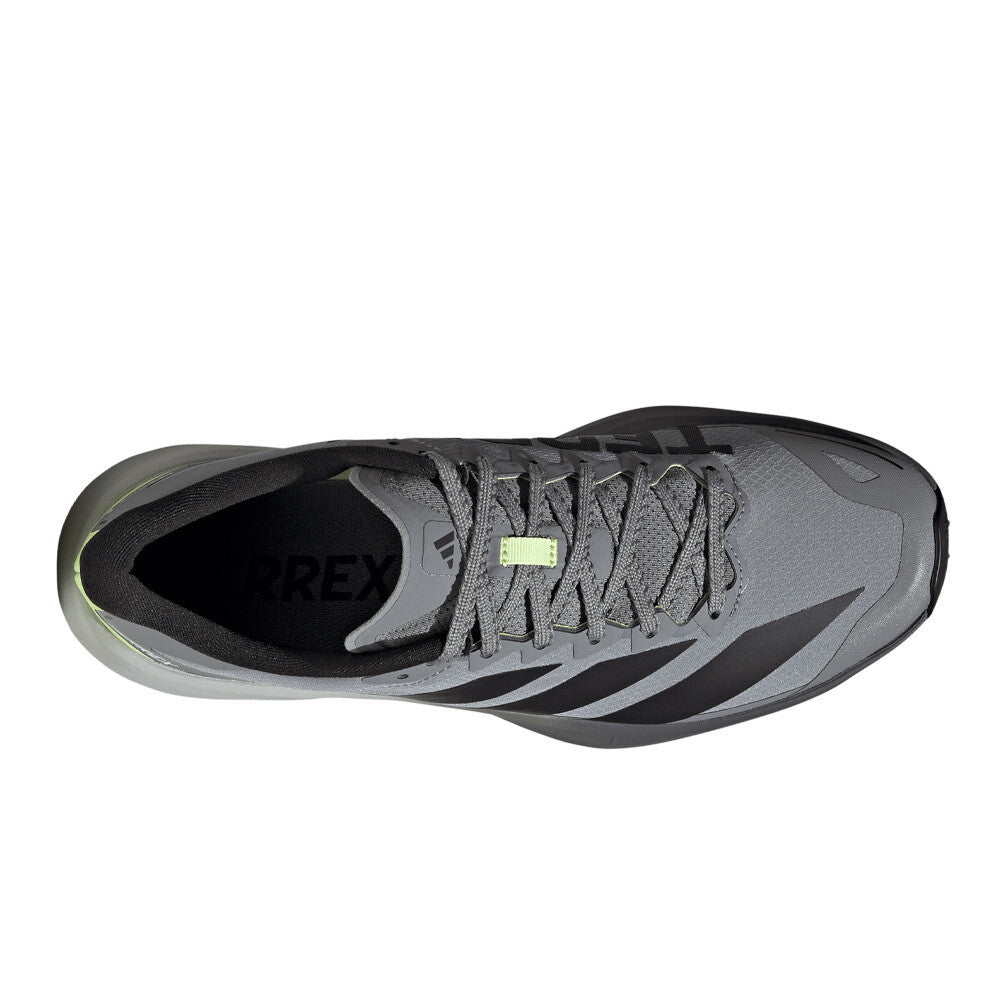 adidas Terrex Agravic 4 Men's Trail Running Shoes - Grey Three/Core Black/Frozen Lemon