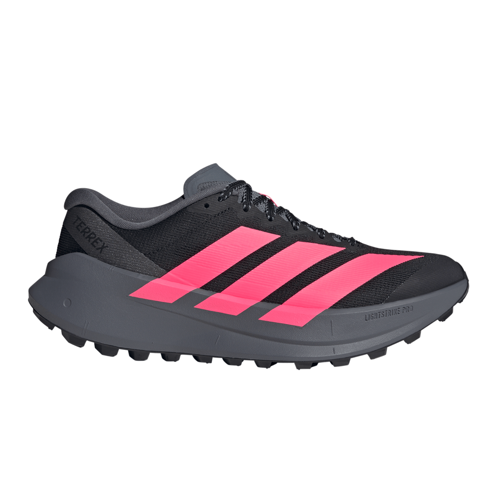 adidas Terrex Agravic SL Men's Trail Running Shoes - Core Black/Solar Turbo/Aurora Onix