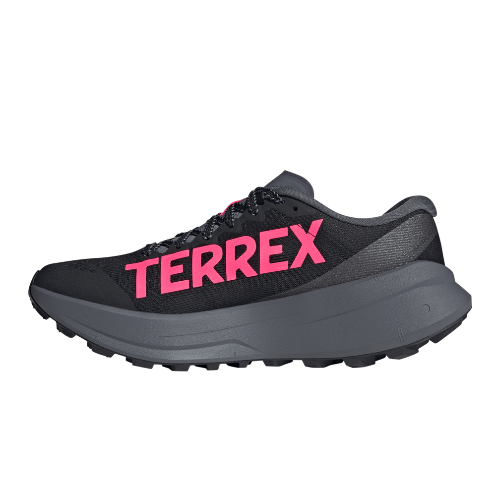 adidas Terrex Agravic SL Men's Trail Running Shoes - Core Black/Solar Turbo/Aurora Onix