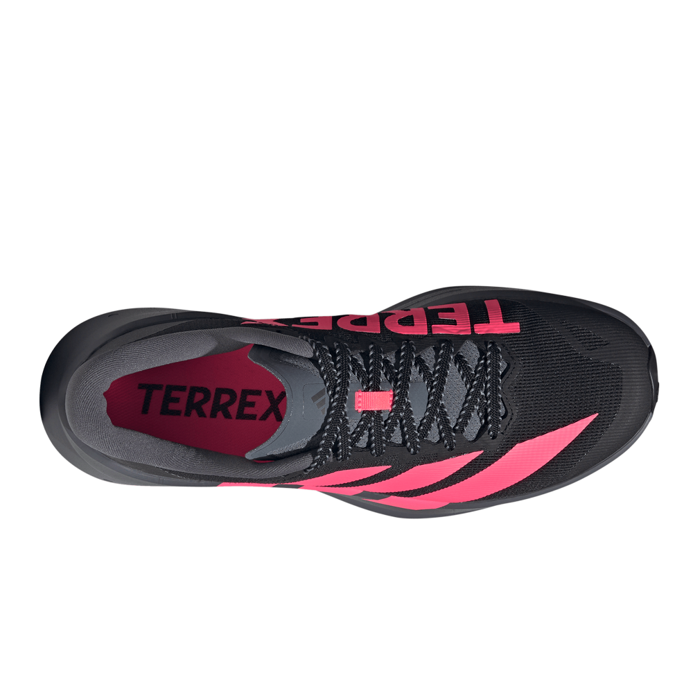 adidas Terrex Agravic SL Men's Trail Running Shoes - Core Black/Solar Turbo/Aurora Onix