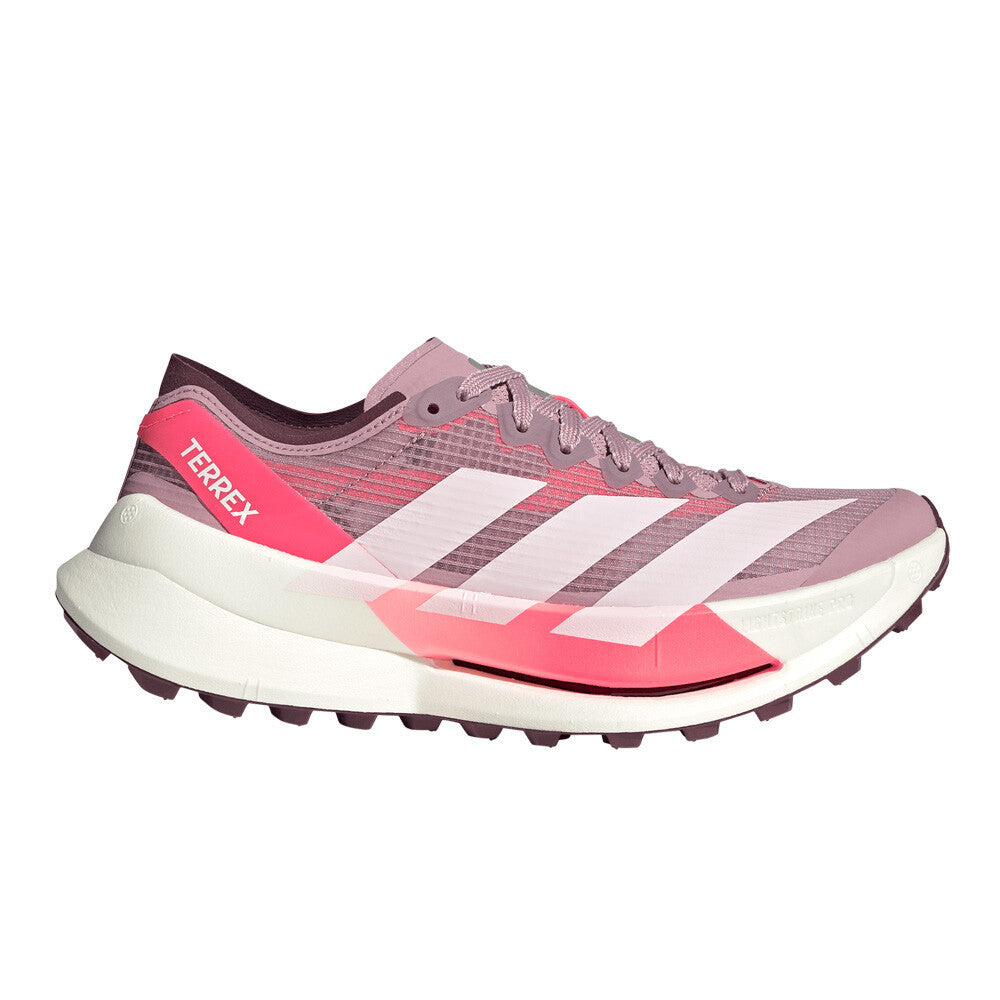adidas Terrex Agravic Speed Ultra 2 Women's Trail Running Shoes - Magic Mauve/Distilled Pink/Solar Turbo