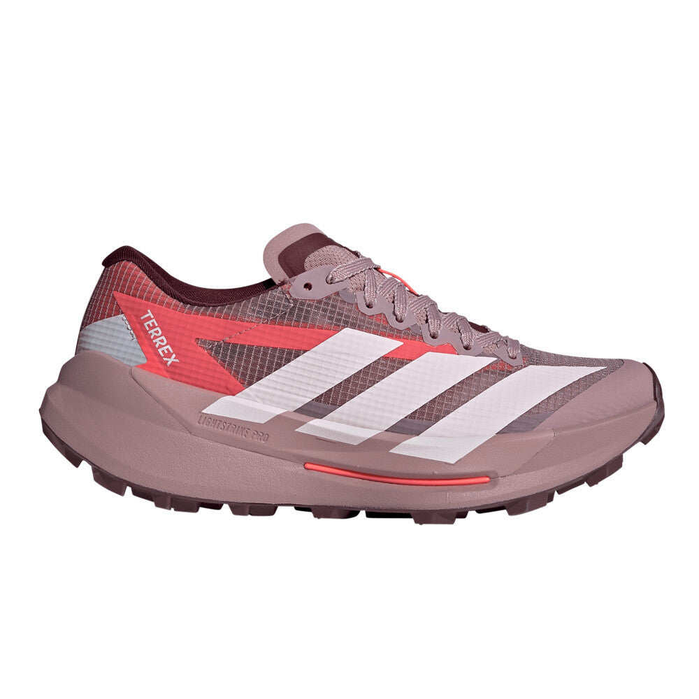 adidas Terrex Agravic TT Women's Trail Running Shoes - Magic Mauve/Distilled Pink/Solar Turbo