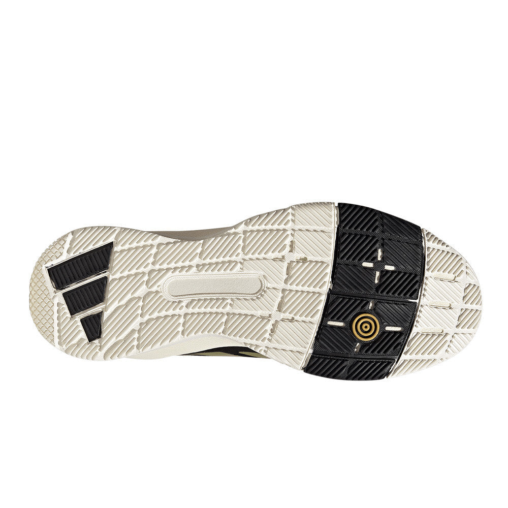 adidas Crazyquick Lightstrike Men's Padel Shoes - Off White/Core Black/Gold Metallic