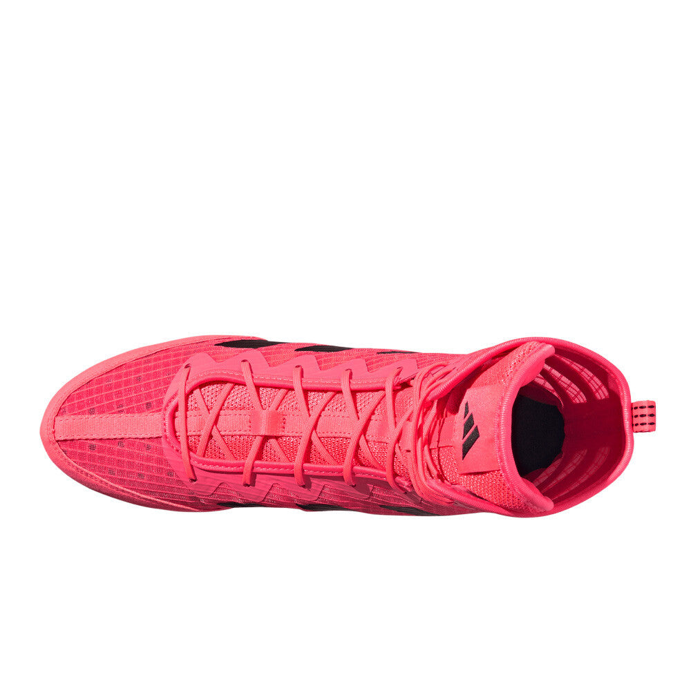 adidas Box Hog 4 Men's Boxing Shoes - Solar Turbo/Core Black/Cloud White