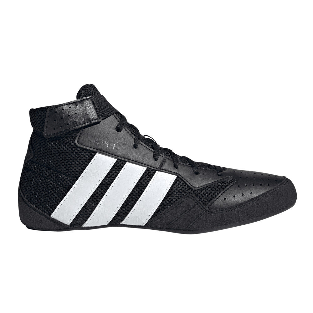 adidas HVC Plus Men's Wrestling Shoes - Core Black/Cloud White/Carbon