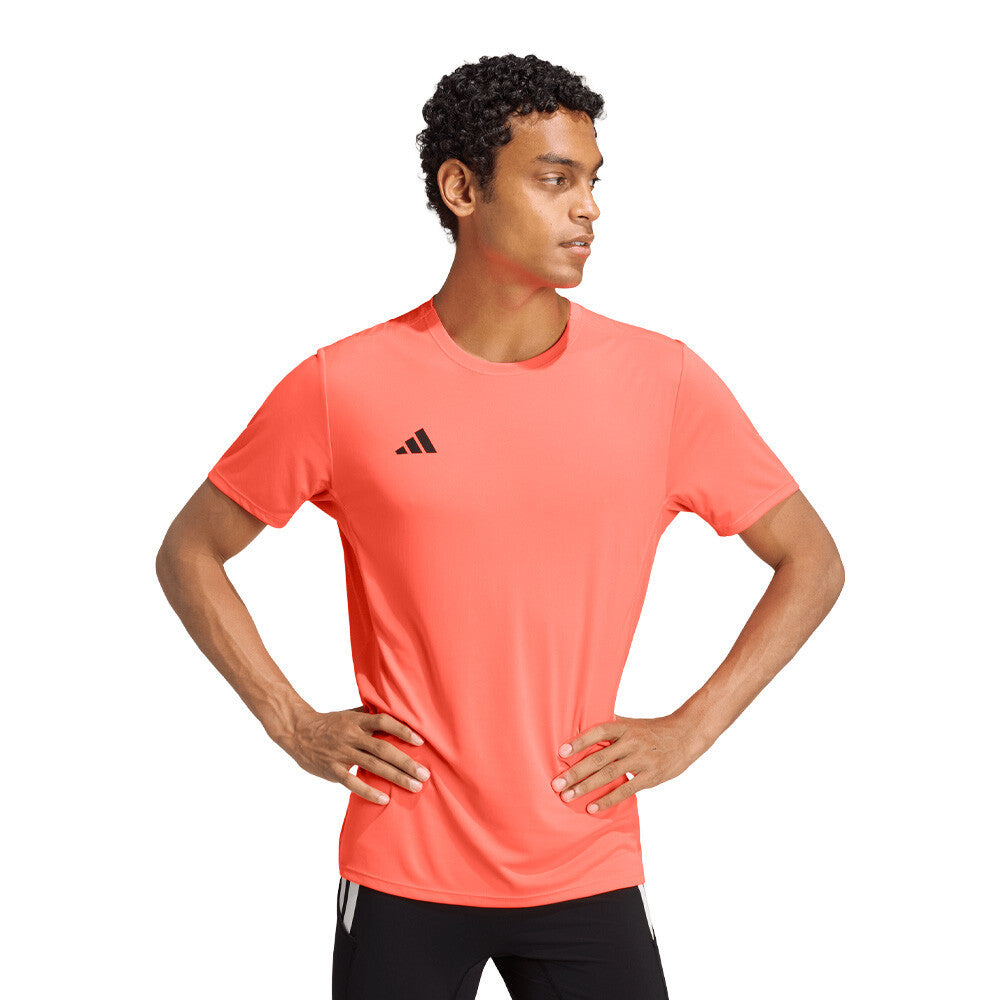 adidas Adizero Essentials Men's Running T-Shirt - Solar Turbo