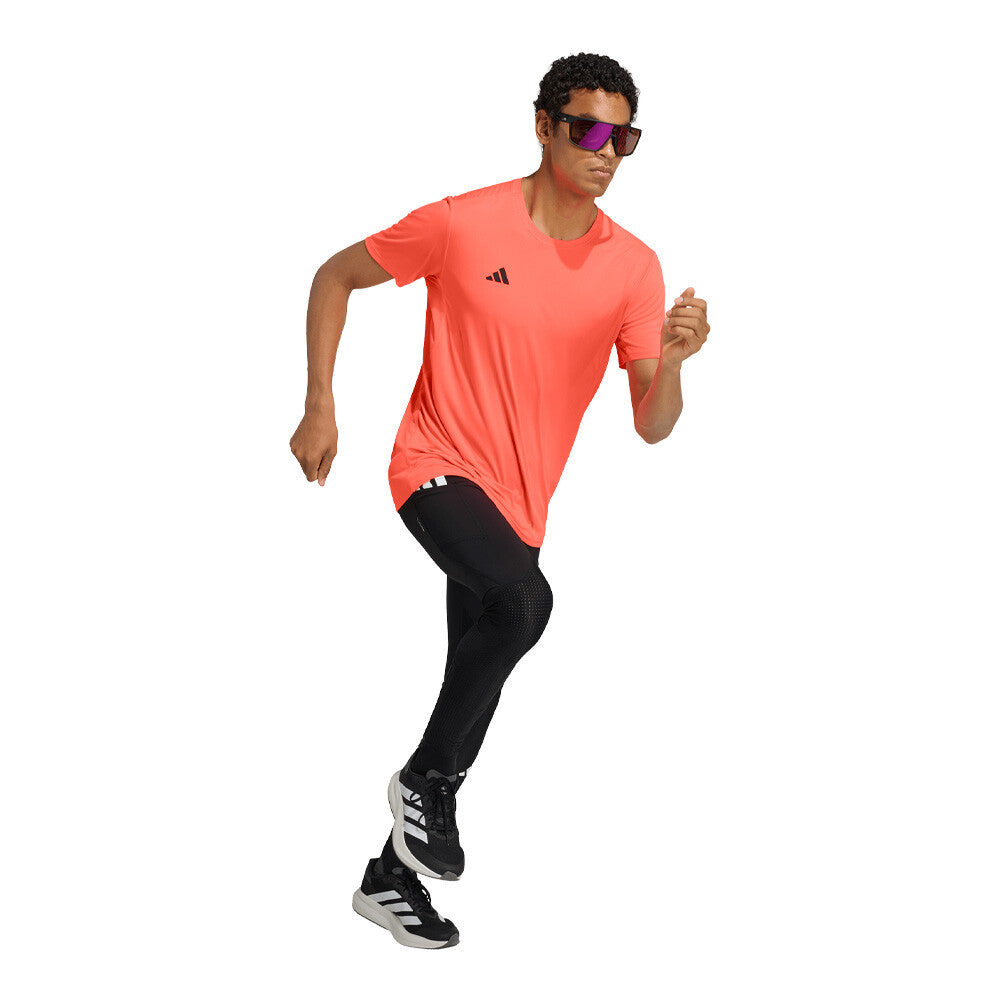 adidas Adizero Essentials Men's Running T-Shirt - Solar Turbo