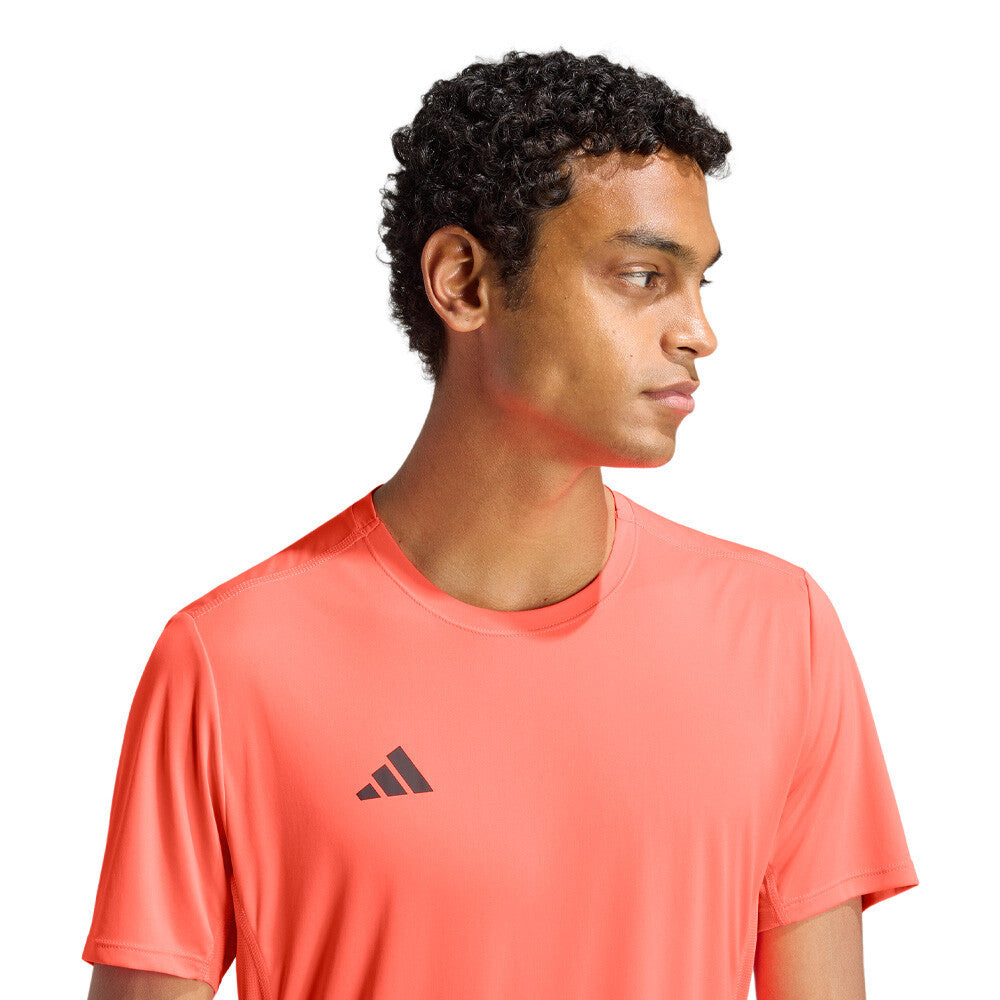 adidas Adizero Essentials Men's Running T-Shirt - Solar Turbo