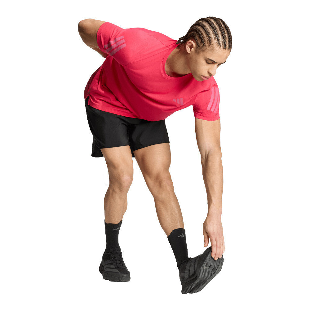 adidas ADI365 Climacool Iconic Men's Running T-Shirt - Power Pink