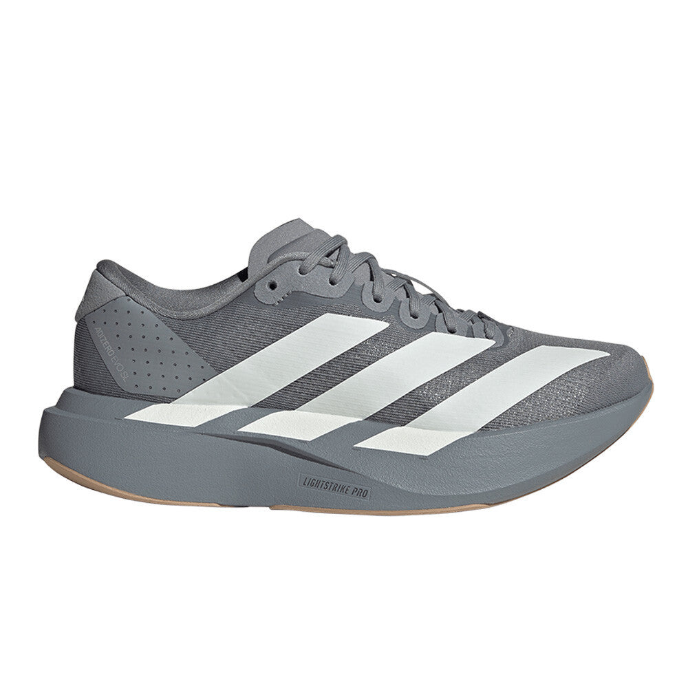 adidas Junior Adizero Evo SL Running Shoes - Grey/Off White/Warm Sandstone