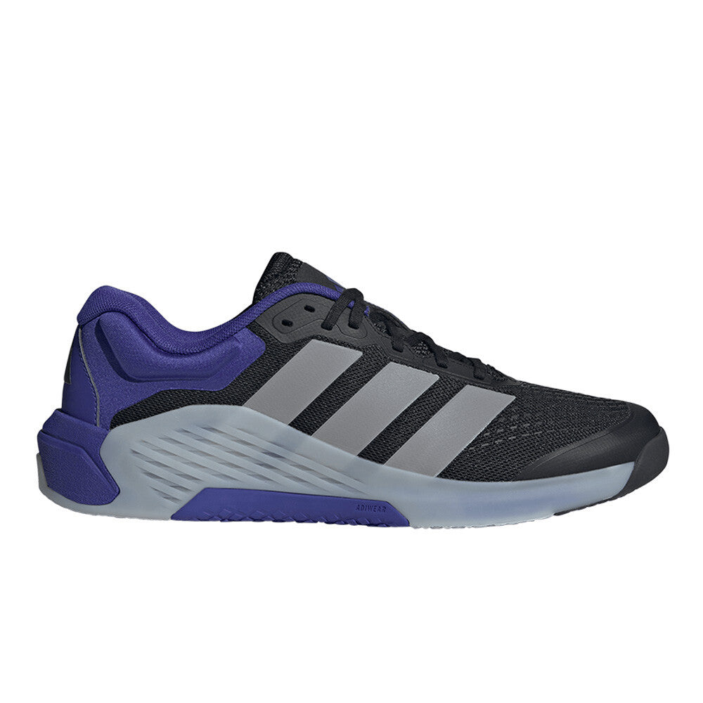 adidas Dropset 4 Men's Training Shoes - Core Black/Halo Silver/Pure Purple