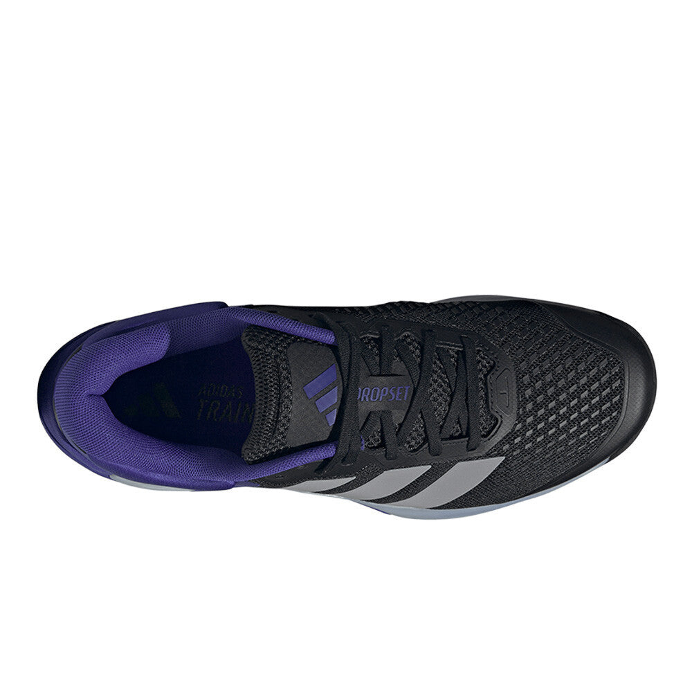 adidas Dropset 4 Men's Training Shoes - Core Black/Halo Silver/Pure Purple