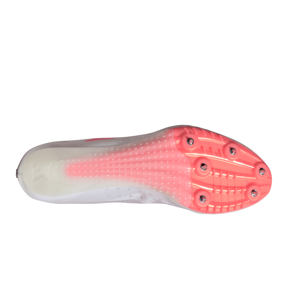 adidas Adizero Sprintstar Men's Running Spikes - Cloud White/Solar Turbo/Gold Metallic