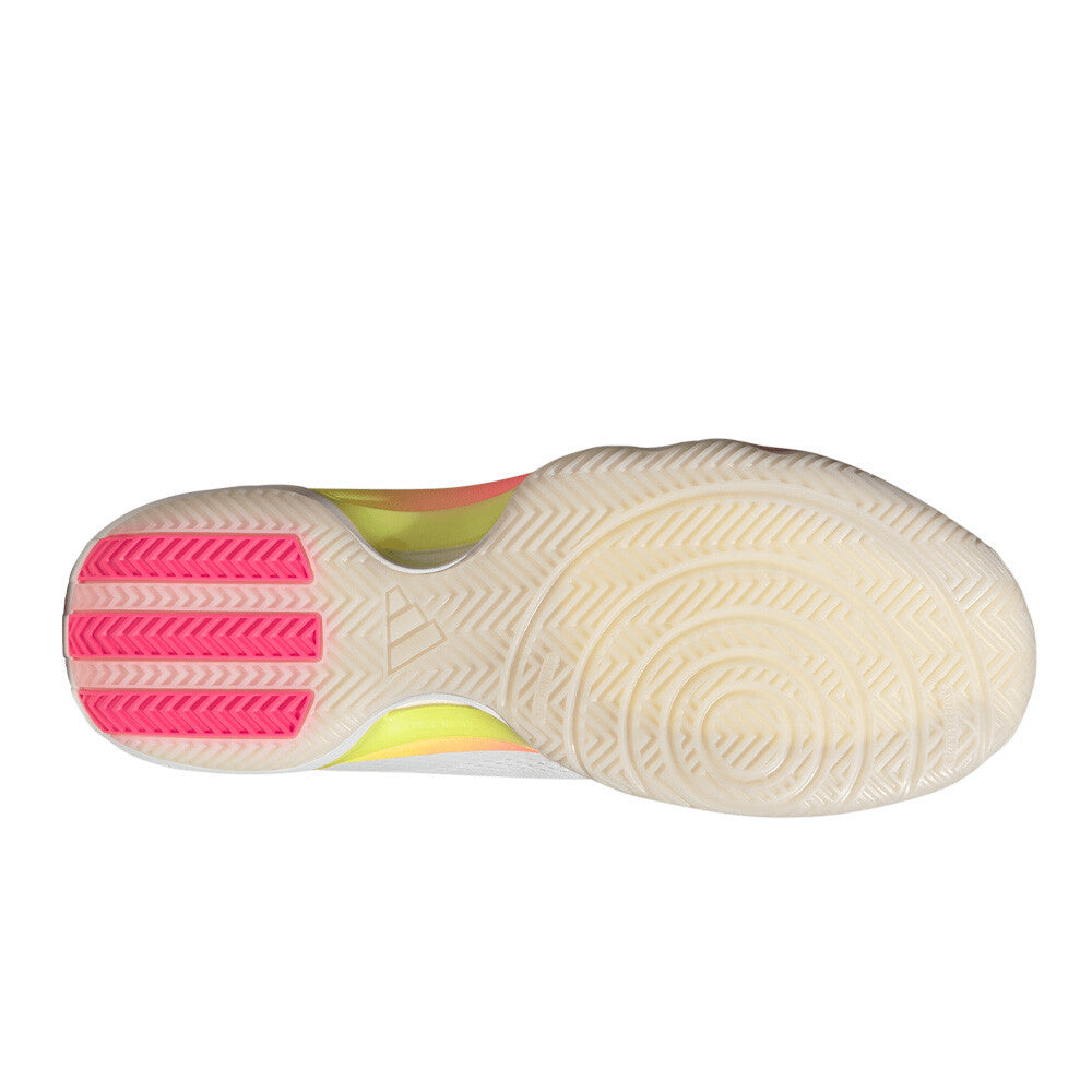 adidas Crazyflight 7 Men's Court Shoes - Cloud White/Iron Metallic/Solar Turbo