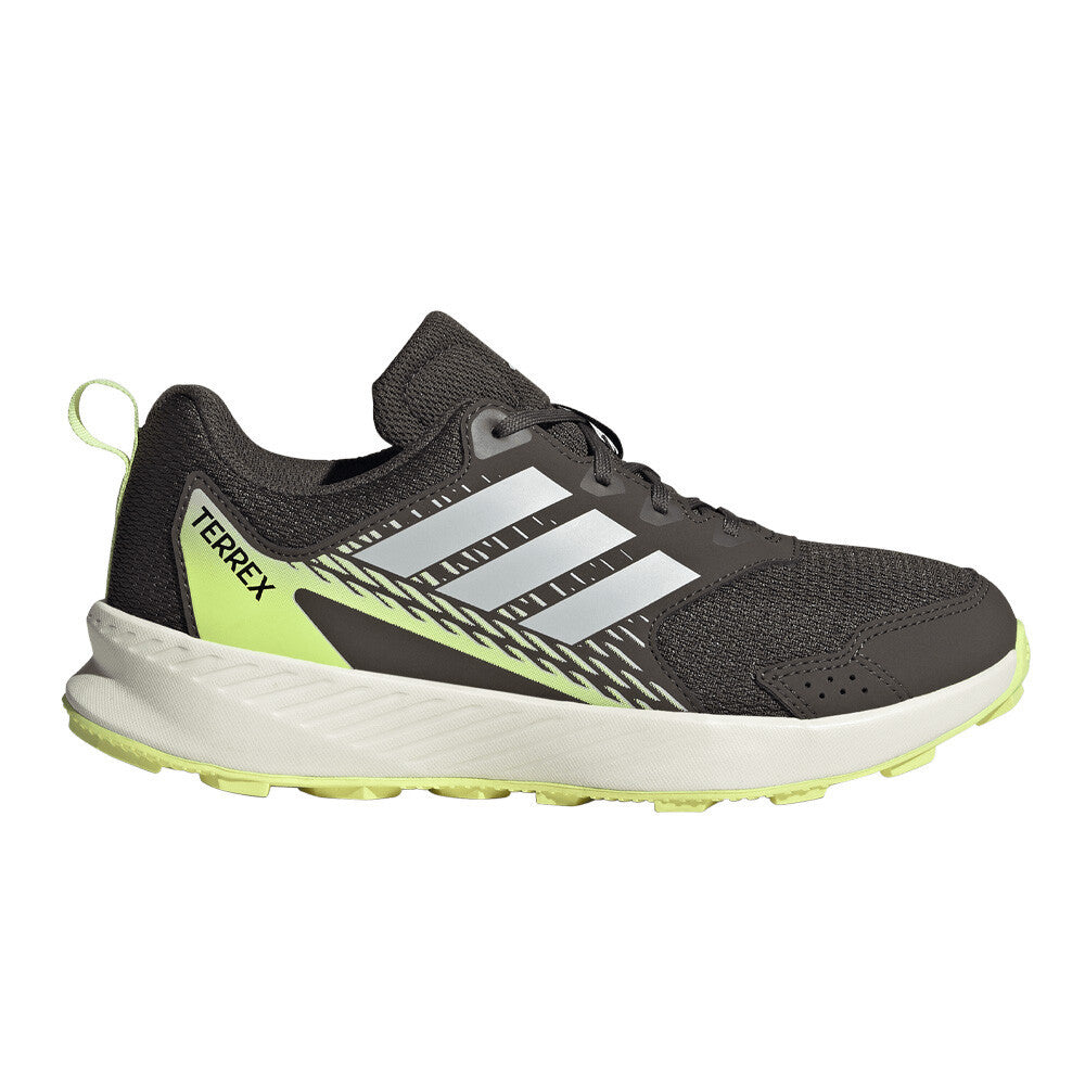 adidas Junior Terrex Tracefinder Running Shoes - Shadow Olive/Dash Grey/Frozen Lemon