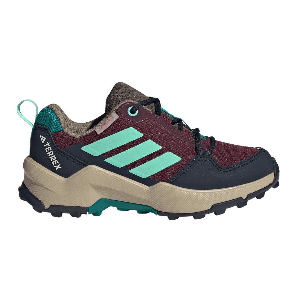 adidas Junior Terrex Ax4R RAIN.RDY Trainers - Maroon/Pulse Mint/Legend Ivy