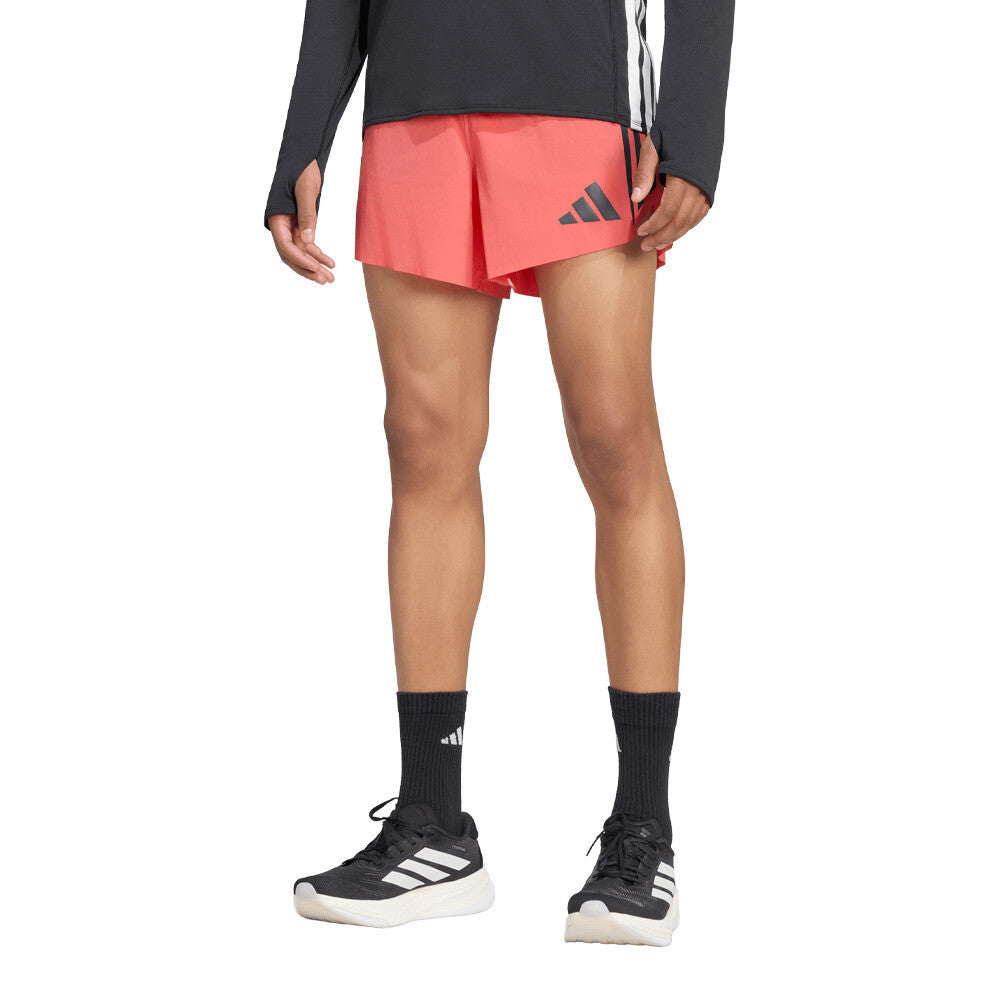 adidas Adizero Pro Running Men's Pocket Shorts - Semi Turbo/Onix