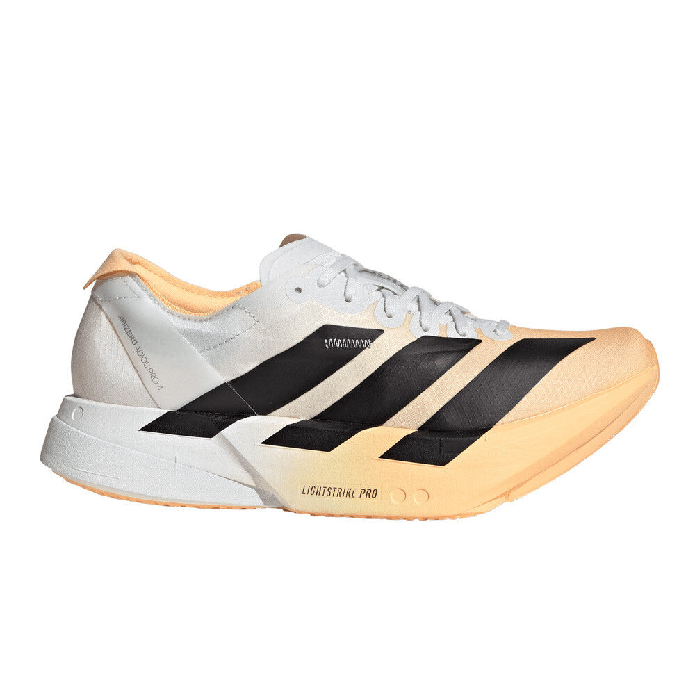 adidas Adizero Adios Pro 4 Women's Running Shoes - Acid Orange/Core Black/Crystal White
