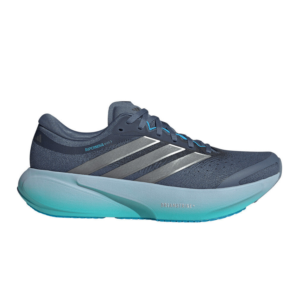 adidas Supernova Rise 3 Men's Running Shoes - Tech Ink/Iron Metallic/Lucid Aquamarine