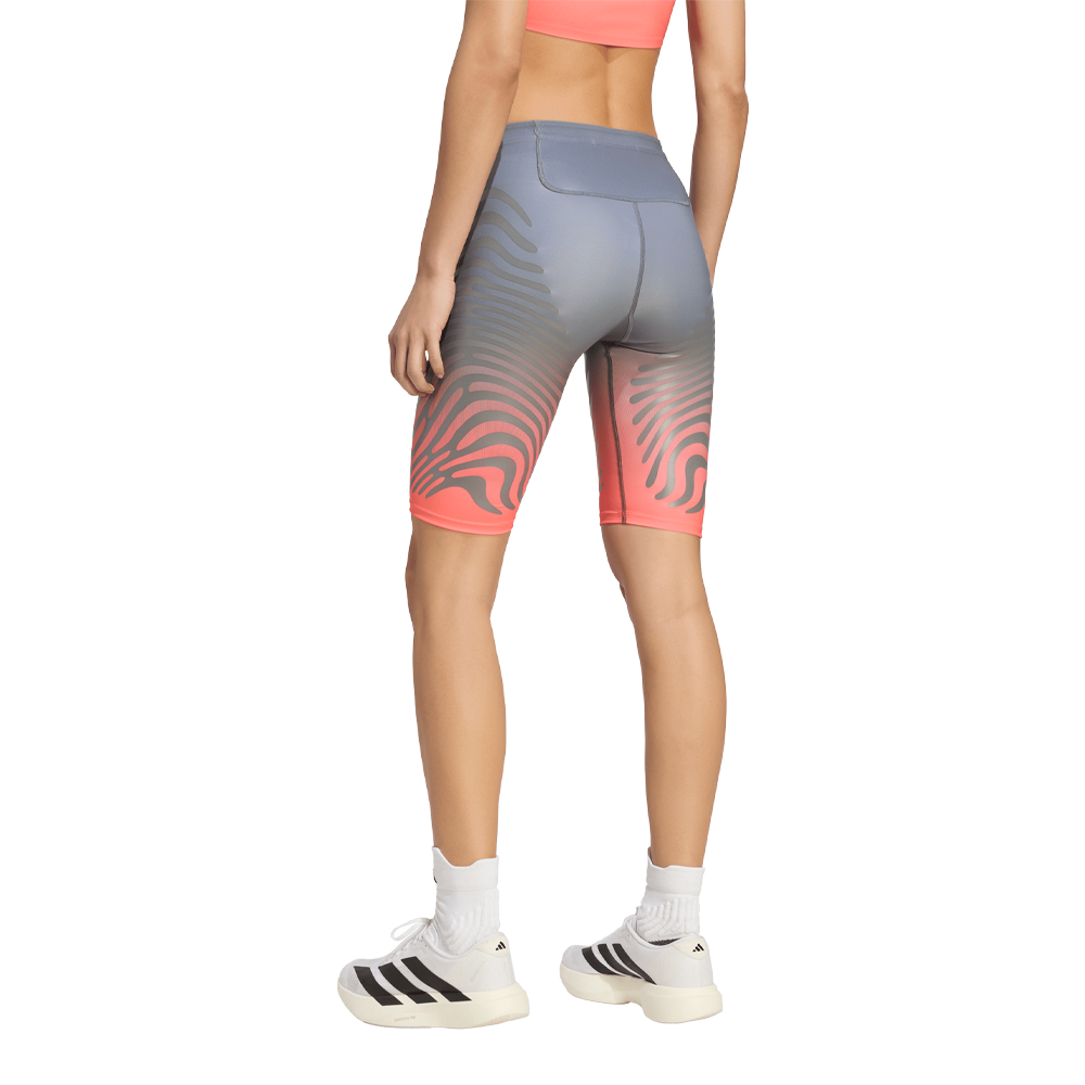 adidas Adizero Pro Running Control Women's Running Tights - Onix/Solar Turbo