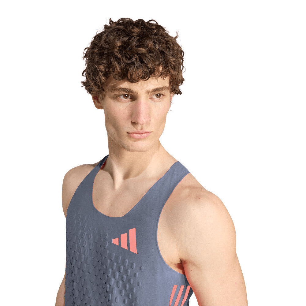 adidas Adizero Pro Running Climacool 3D Men's Vest - Onix