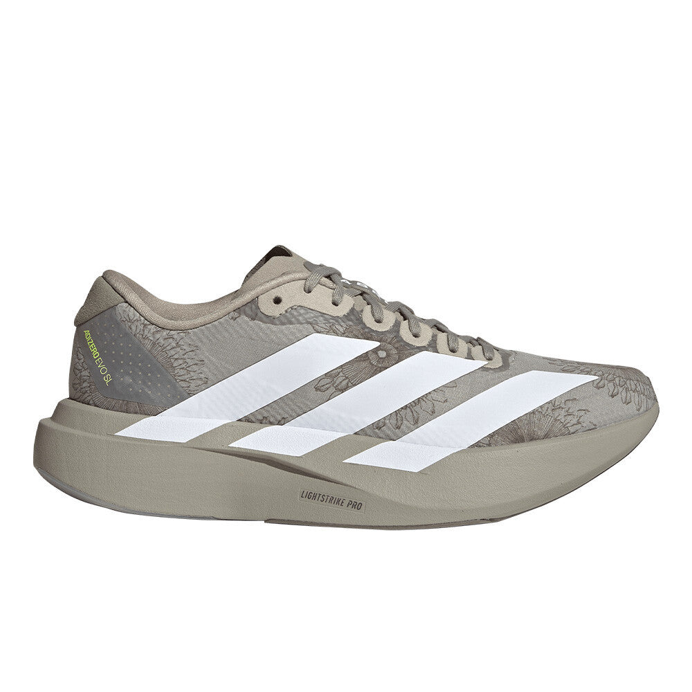 adidas Adizero Evo SL Women's Running Shoes - Sesame/Cloud White/Legacy Green