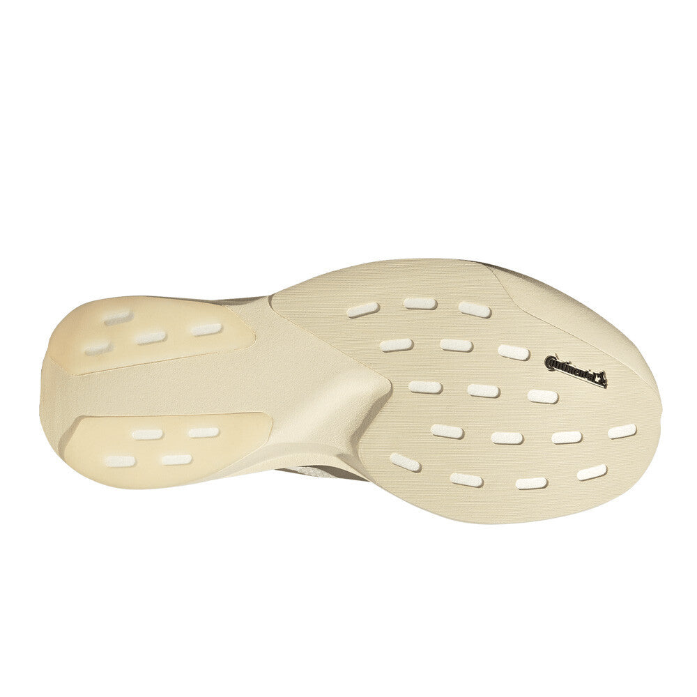 adidas Adizero Evo SL Women's Running Shoes - Wonder White/Cyber Metallic/Warm Vanilla