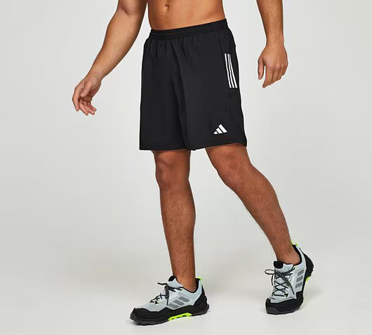 adidas own the run shorts black