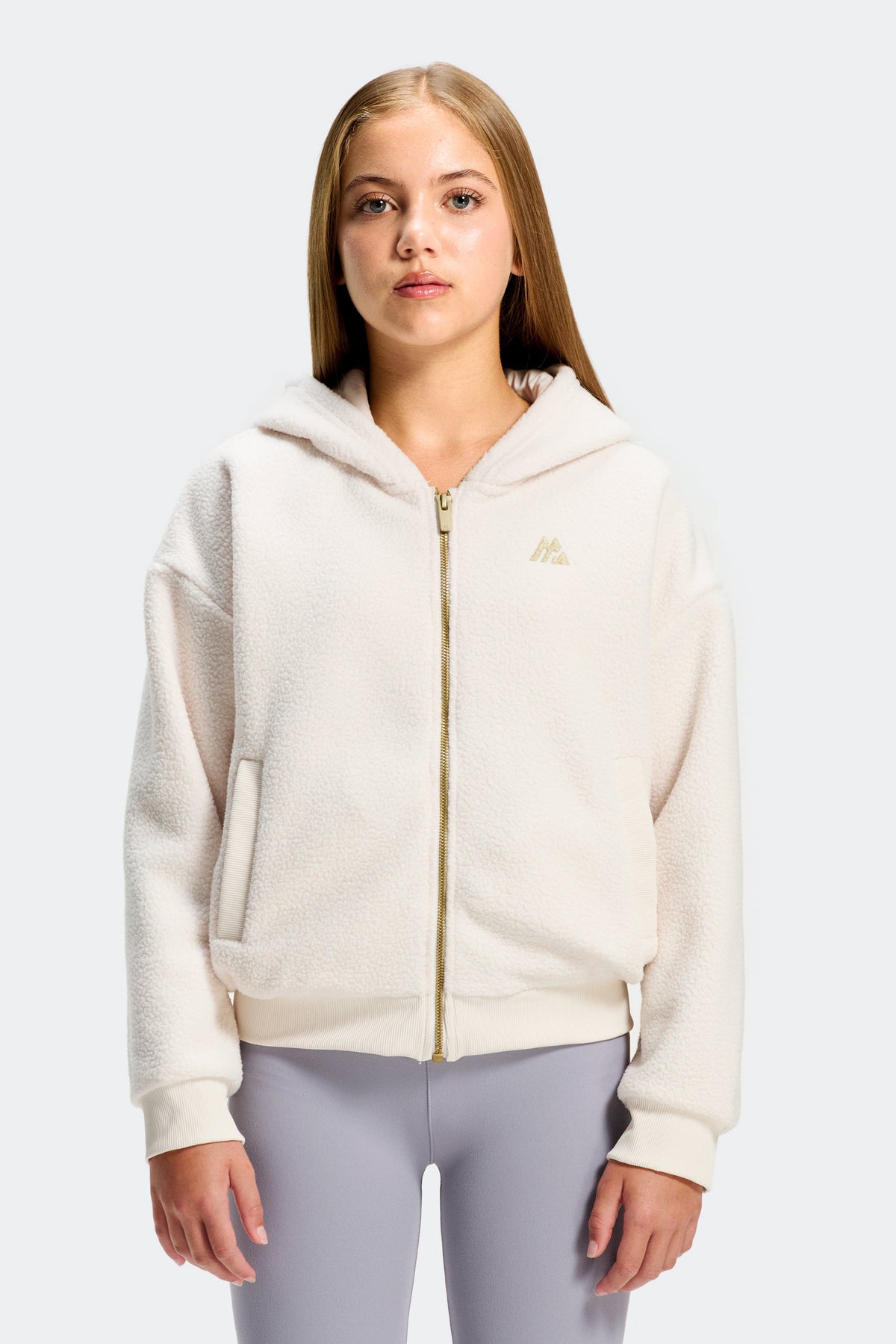 Montirex Girls' Alpina Fleece - Coconut Milk