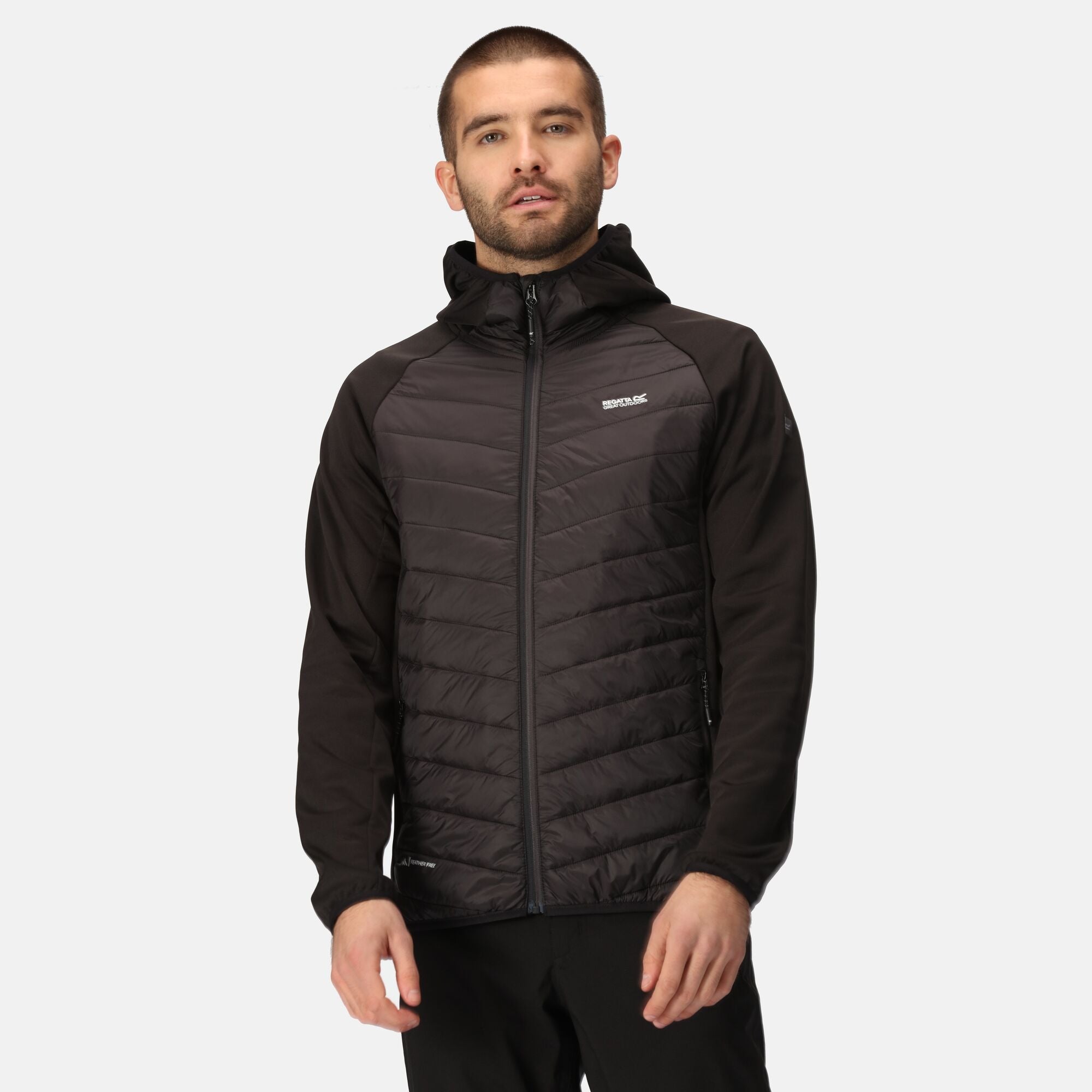 REGATTA ANDRESON VIII HYBRID JACKET - BLACK