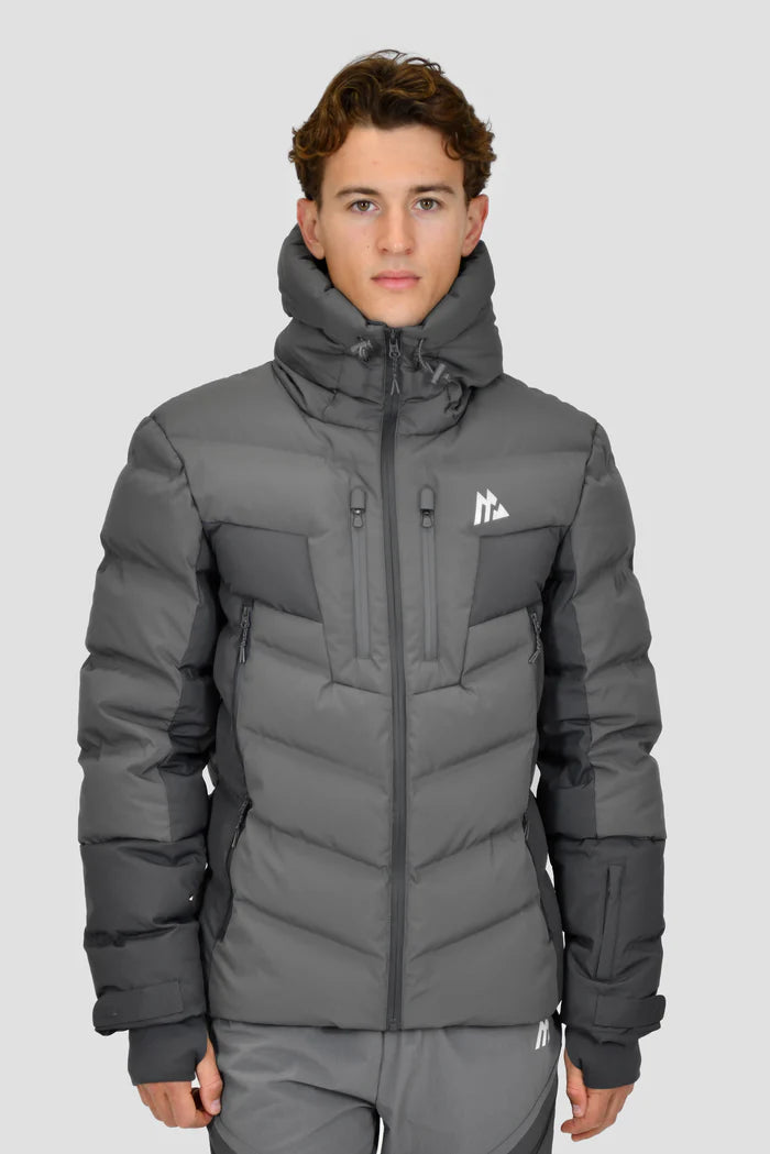 MONTIREX ARCS DOWN JACKET - CEMENT GREY/JET GREY