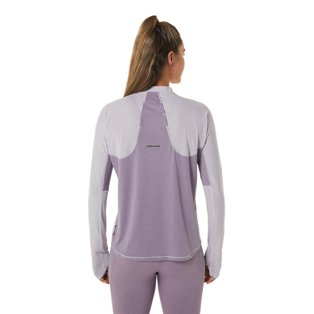 ASICS Metarun 1/2 Zip Long Sleeve Women's Half Zip Top - Dusk Violet/Violet Quartz