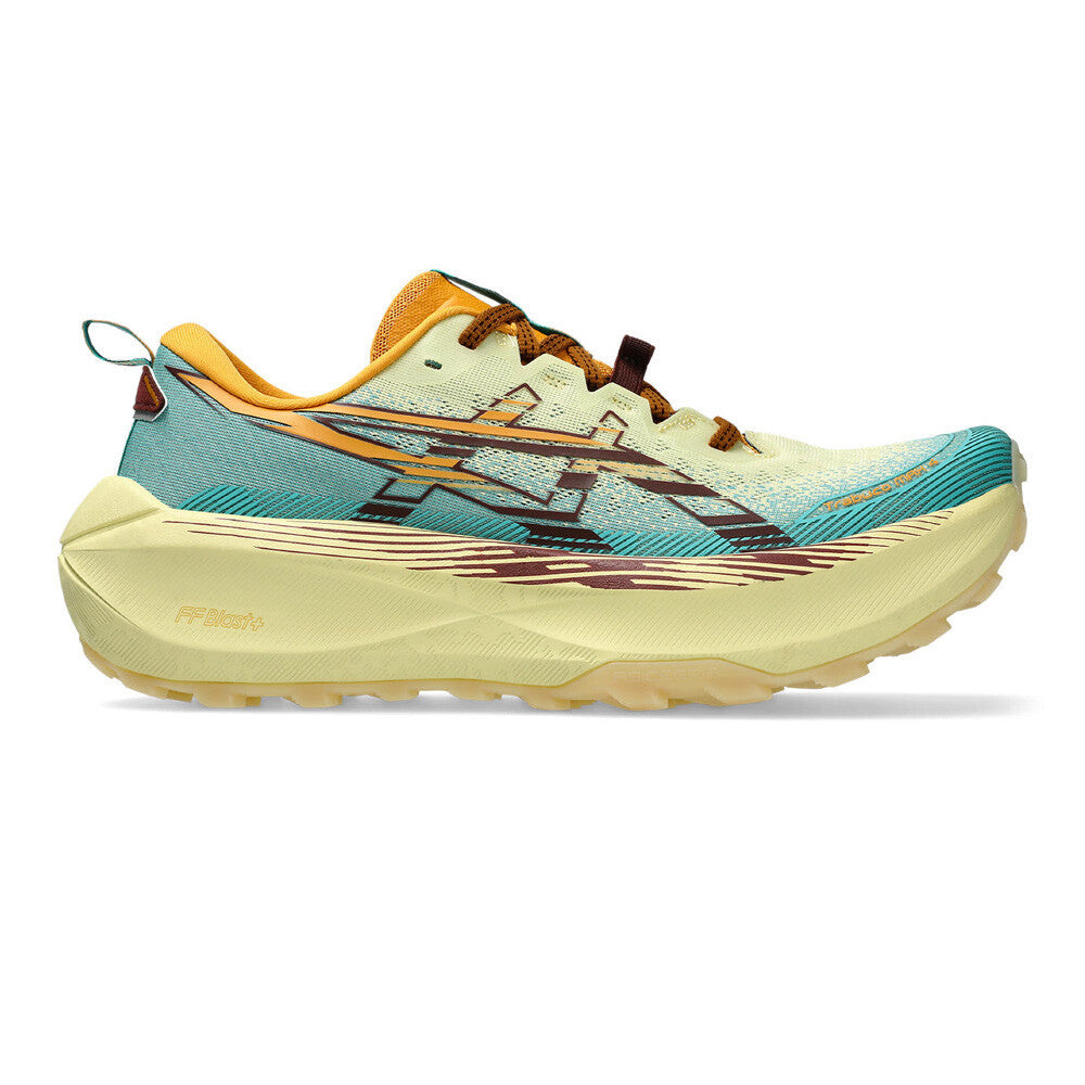 ASICS Trabuco Max 4 Men's Trail Running Shoes - Wheat Yellow/Dark Red Planet