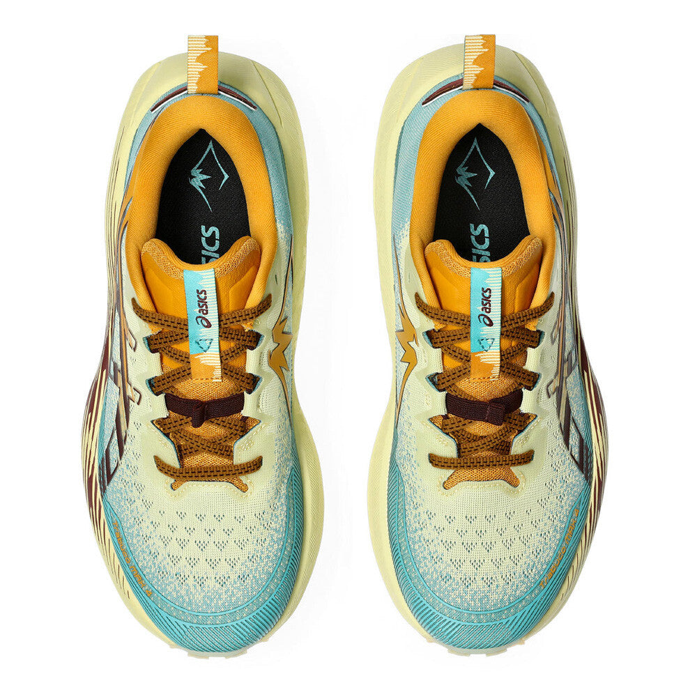 ASICS Trabuco Max 4 Men's Trail Running Shoes - Wheat Yellow/Dark Red Planet