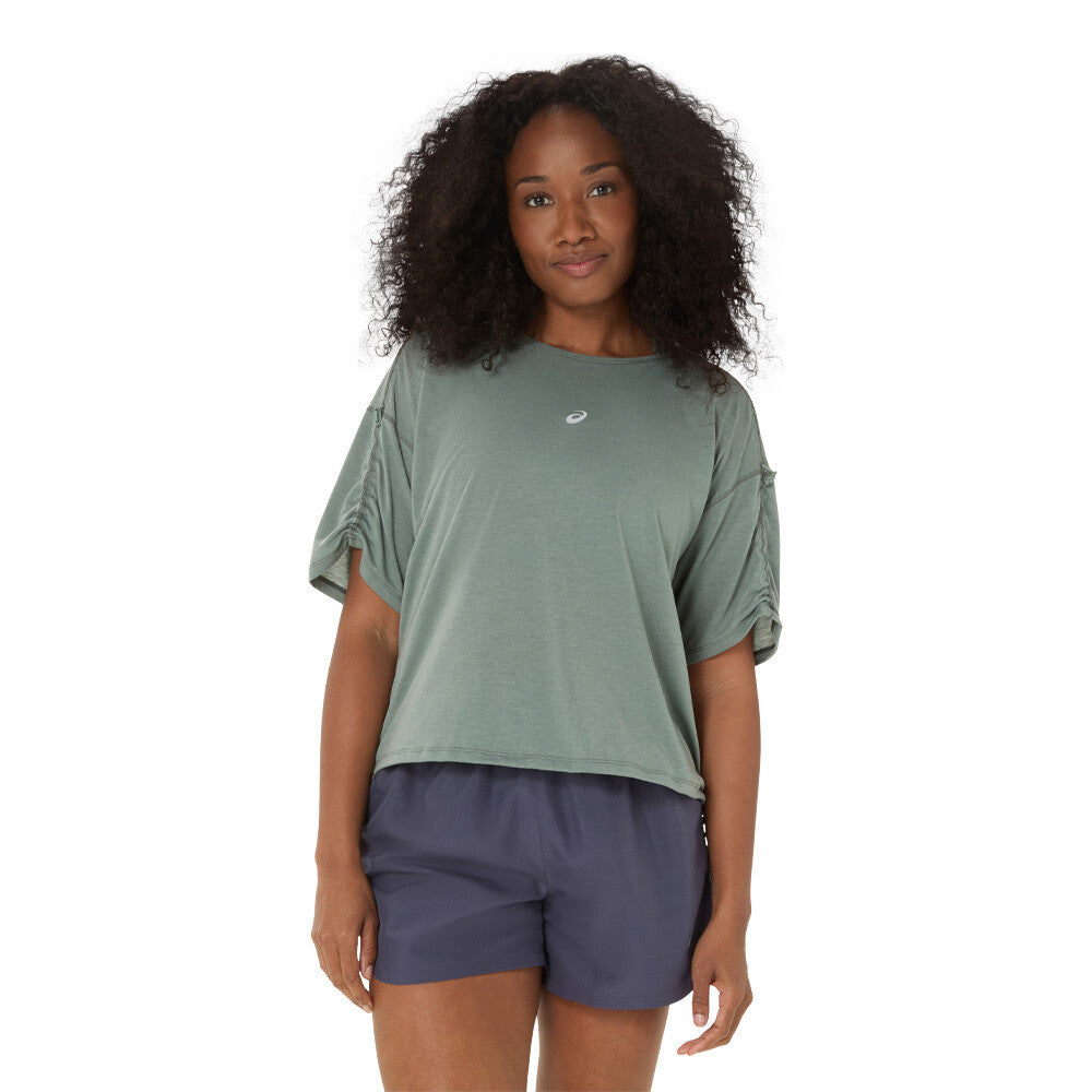 ASICS Nagino Run Adjustable Women's Running T-Shirt - Monument Blue