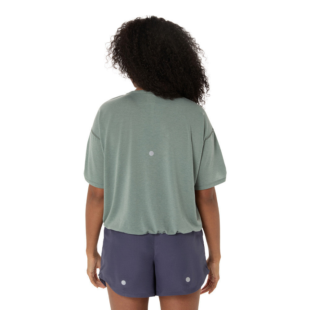 ASICS Nagino Run Adjustable Women's Running T-Shirt - Monument Blue