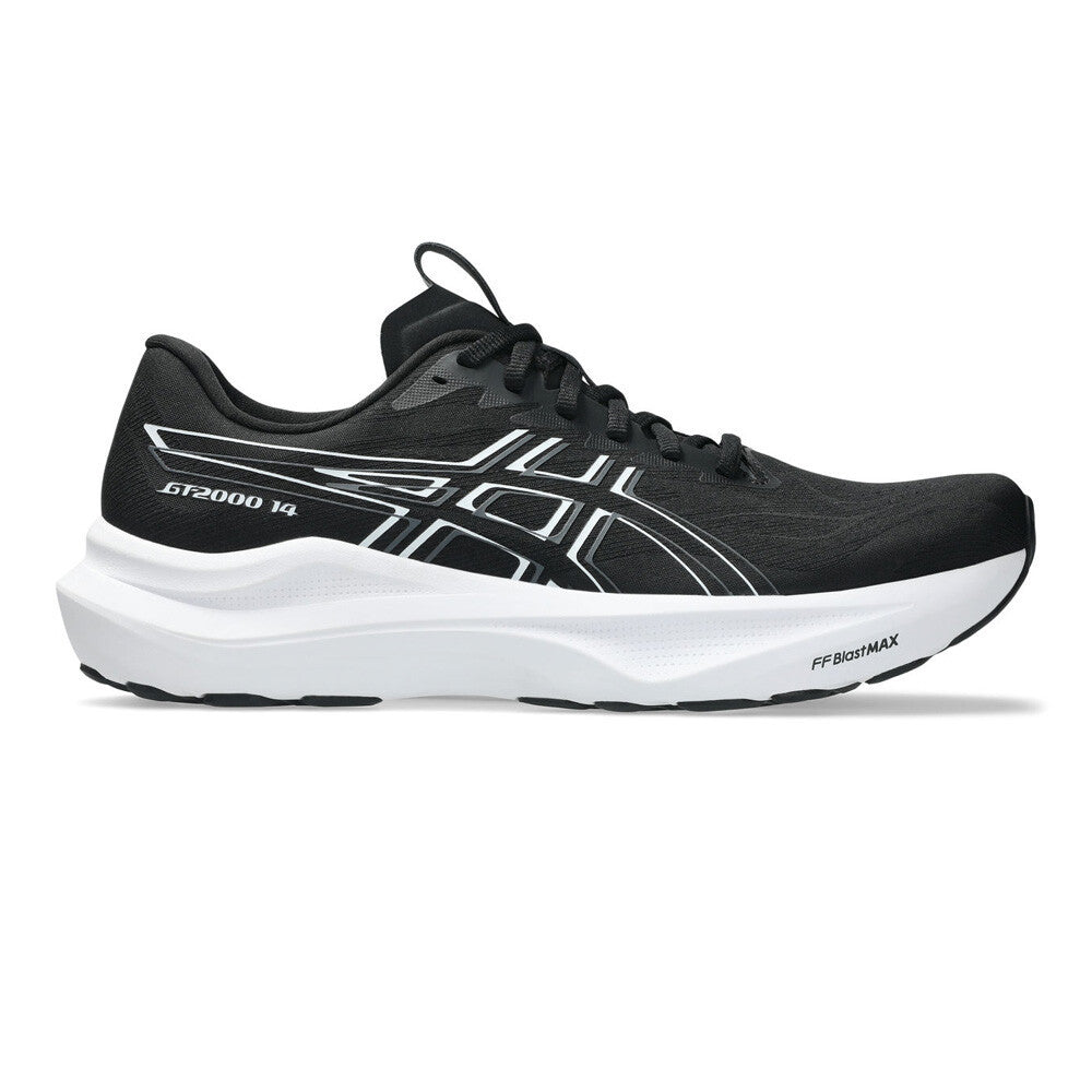 ASICS GT-2000 14 Men's Running Shoes (2E Width) - Black/White