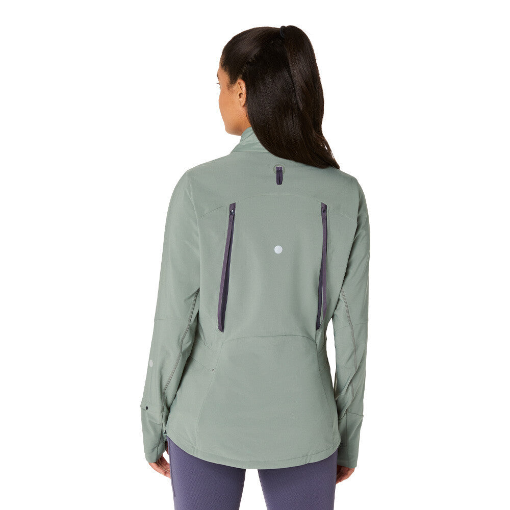 ASICS Road Winter Run Women's Running Jacket - Monument Blue