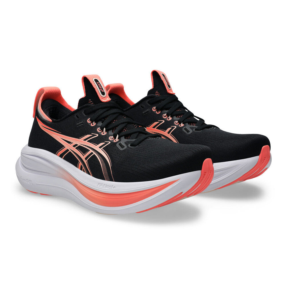 ASICS Gel-Nimbus 28 Women's Running Shoes - Black/Pearl Pink