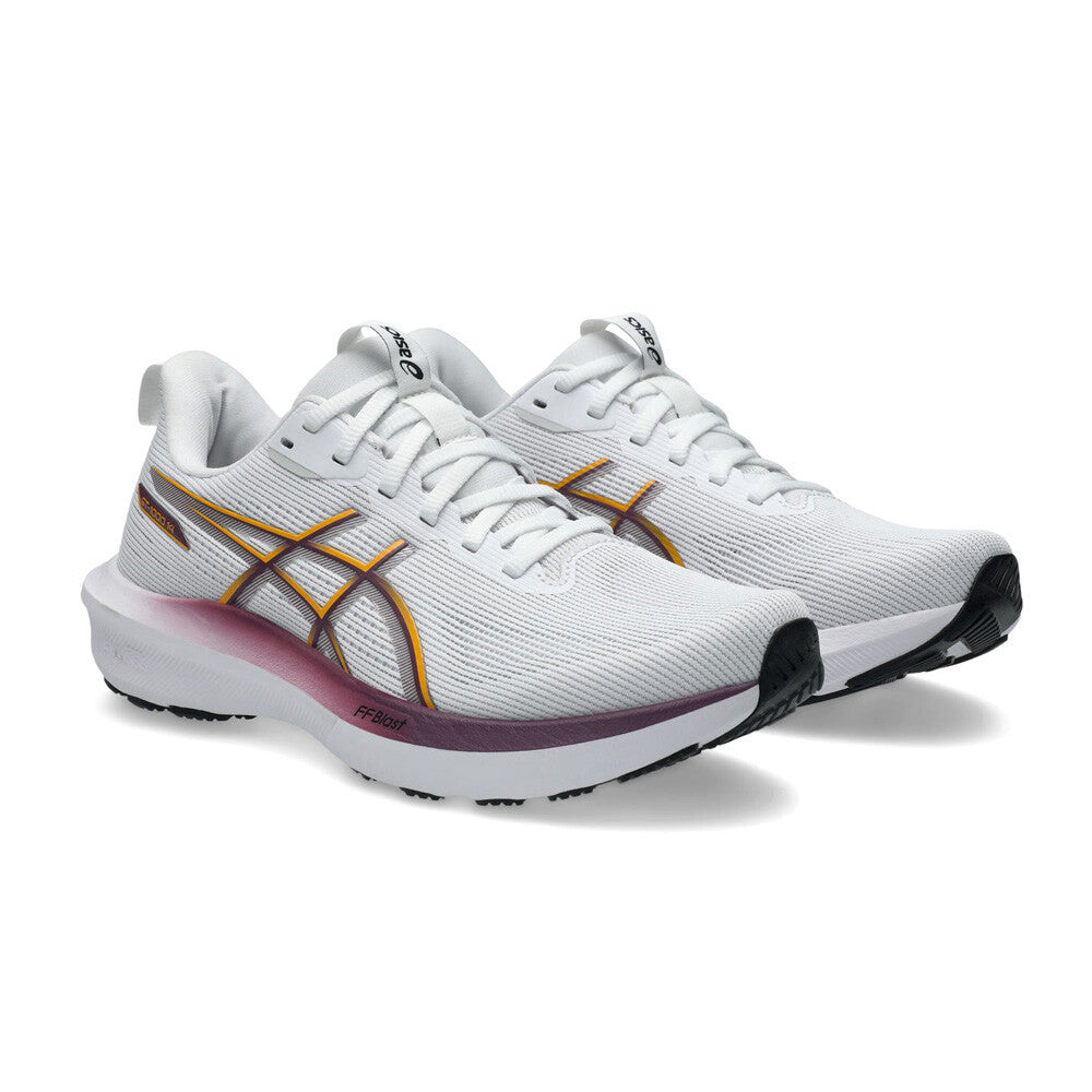 ASICS GT-1000 14 Women's Running Shoes - White/Yamabuki