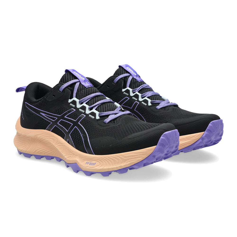 ASICS Trabuco Terra 3 Women's Trail Running Shoes - Black/Amethyst