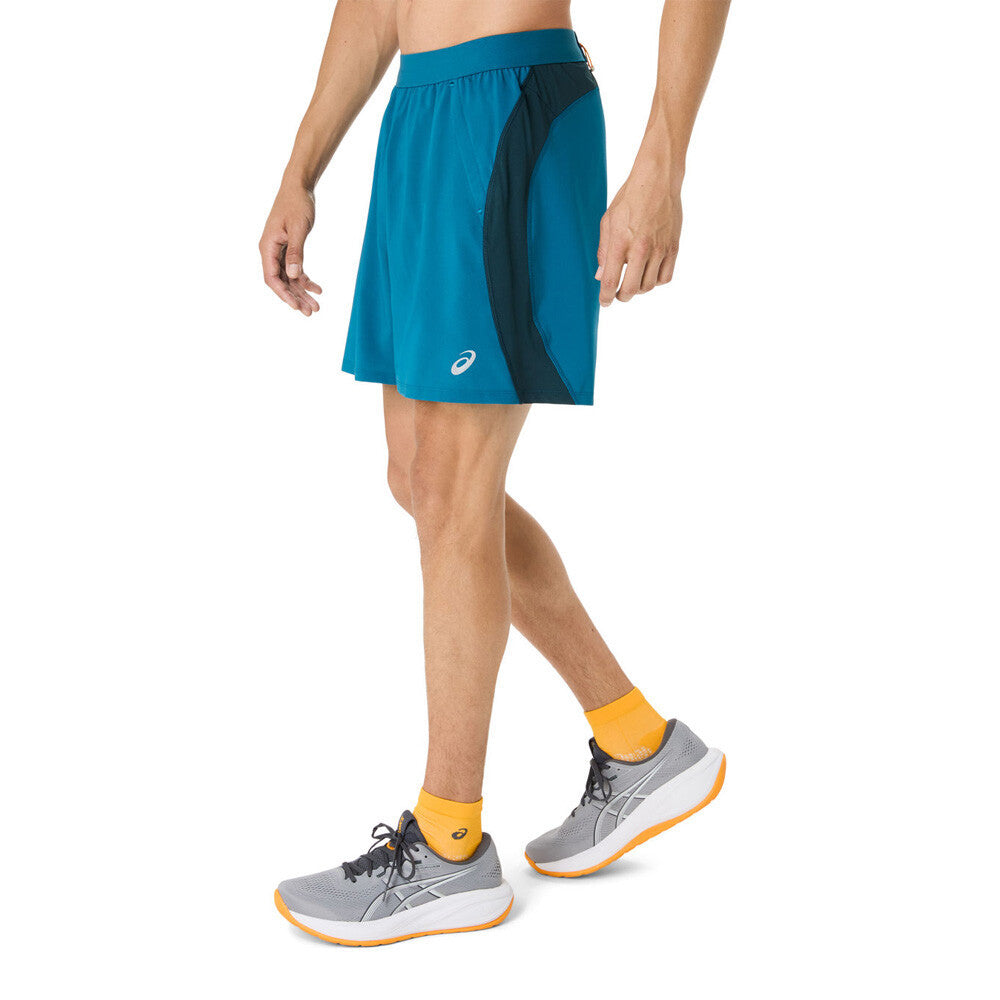 ASICS Road 7 Inch Men's Running Shorts - Tranquil Teal/Dark Teal/Yamabuki