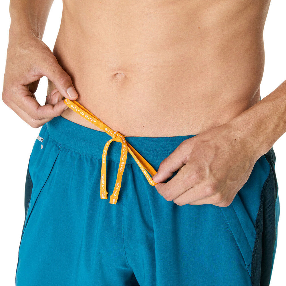 ASICS Road 7 Inch Men's Running Shorts - Tranquil Teal/Dark Teal/Yamabuki